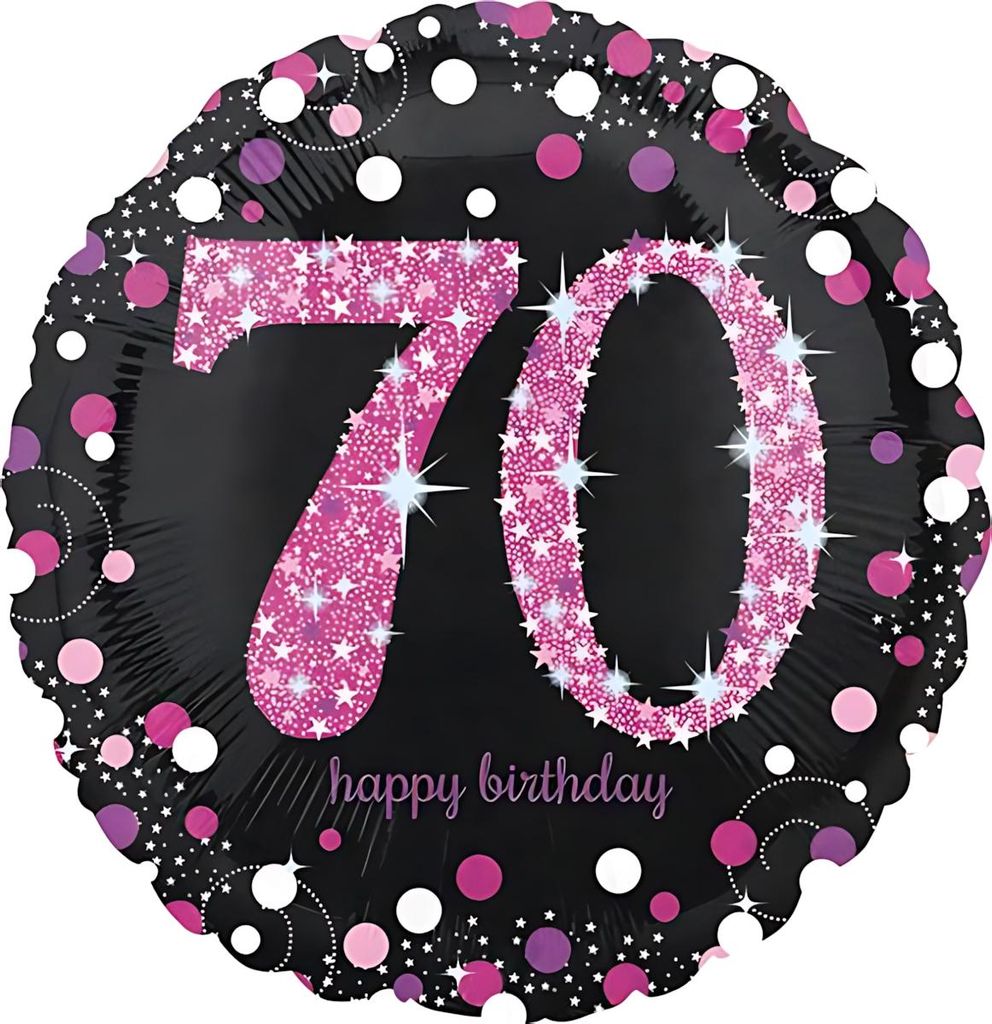 Amscan 3378901, Spielzeugballon, Folie, Pink, Geburtstag, Produktbild 