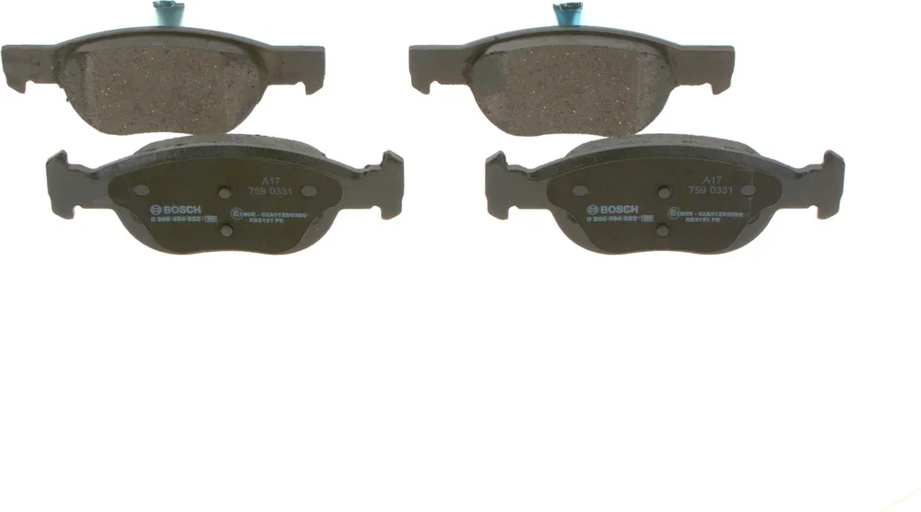 Plaquettes Bosch 0 986 494 852 silencieuses et durables pour Punto