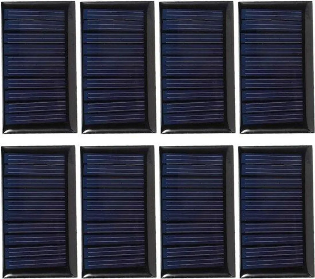 Module solaire miniature 5V lot de 8 haute efficacité pour circuit
