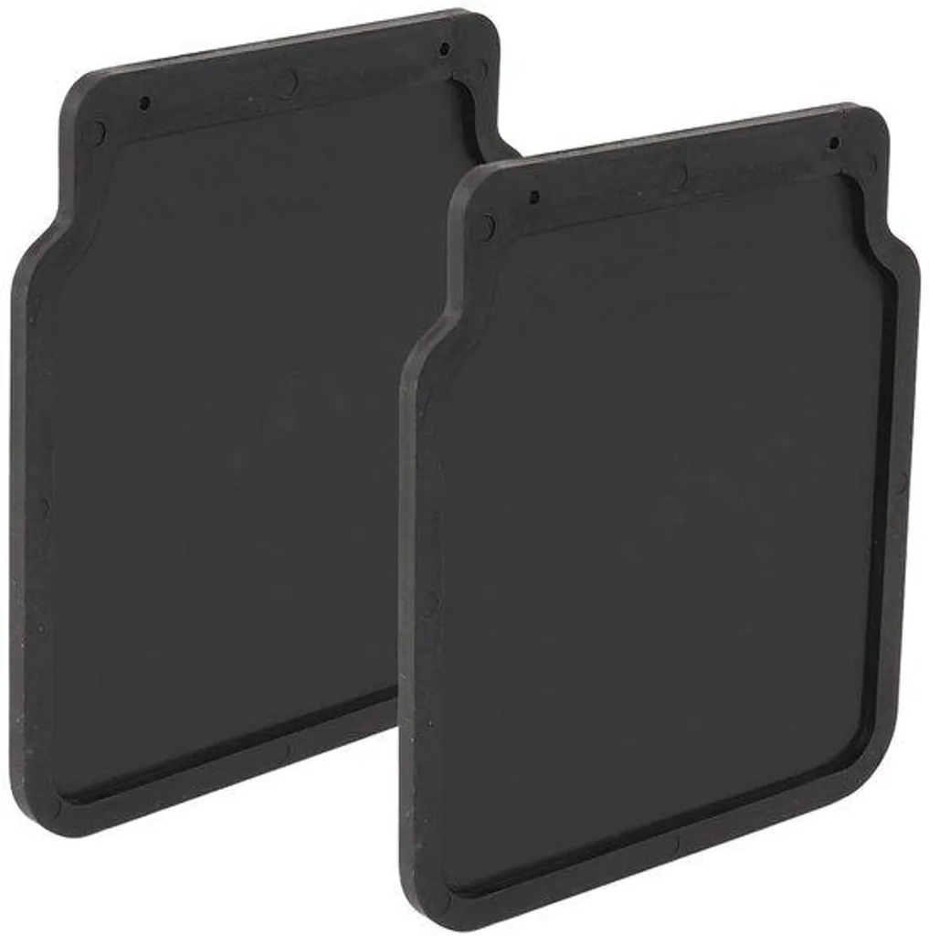 Protection de roue pour remorque bagagère caoutchouc noir 23x20x0,7 cm