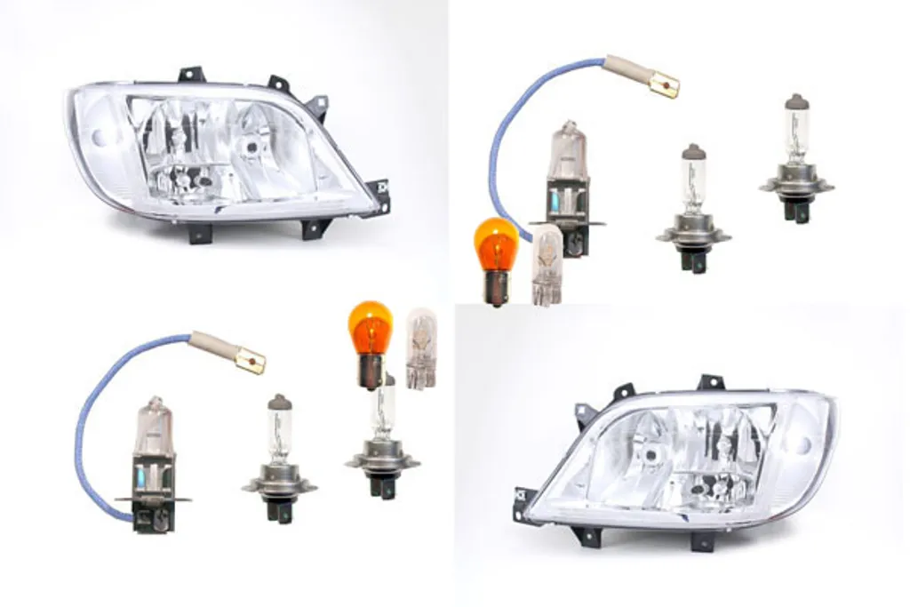 Set Fari Alogeni Johns per Mercedes Sprinter 901 904 2002-2006 | Kit Sinistro Destro