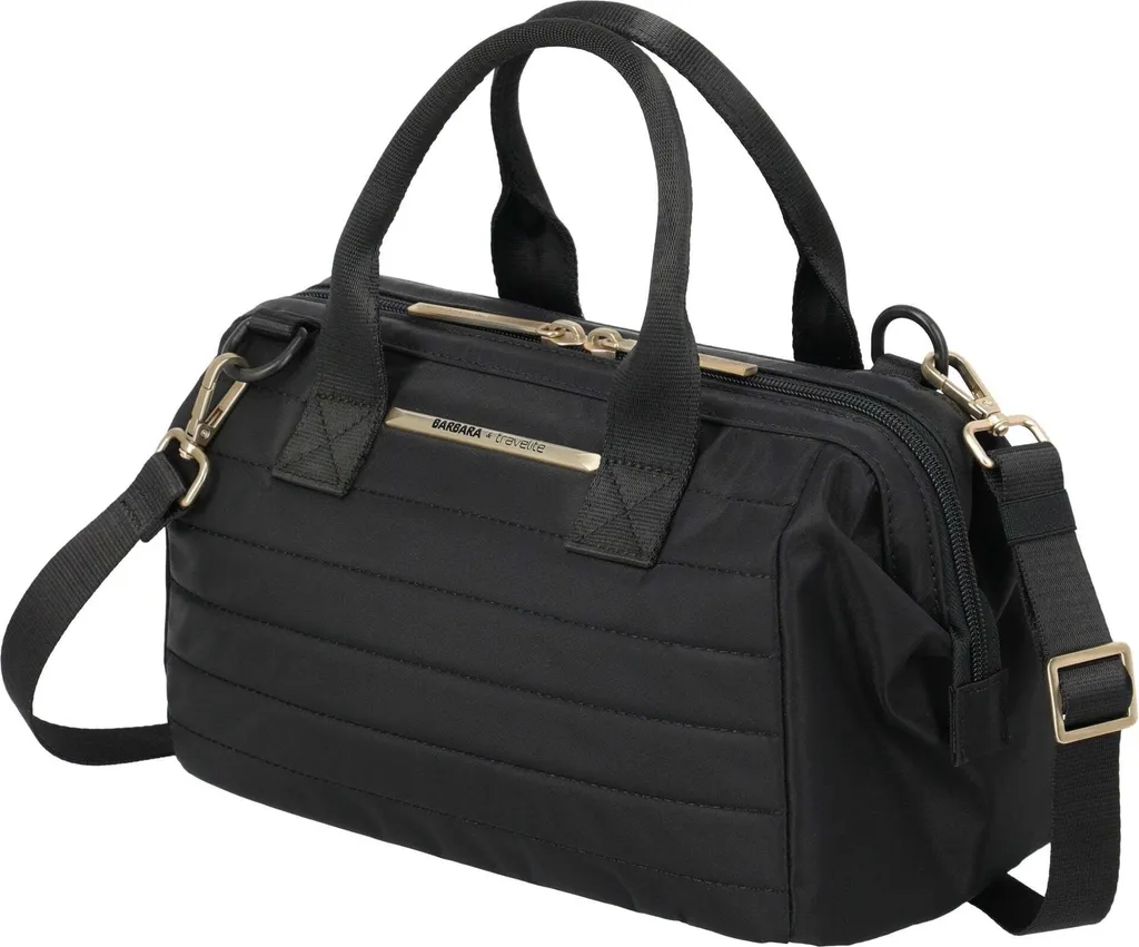 Trousse Maquillage travelite Barbara Noire - Format Sac à Main Compact