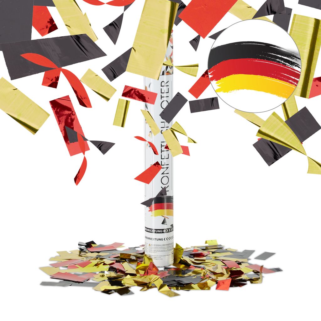relaxdays Party Popper 40 cm Deutschland