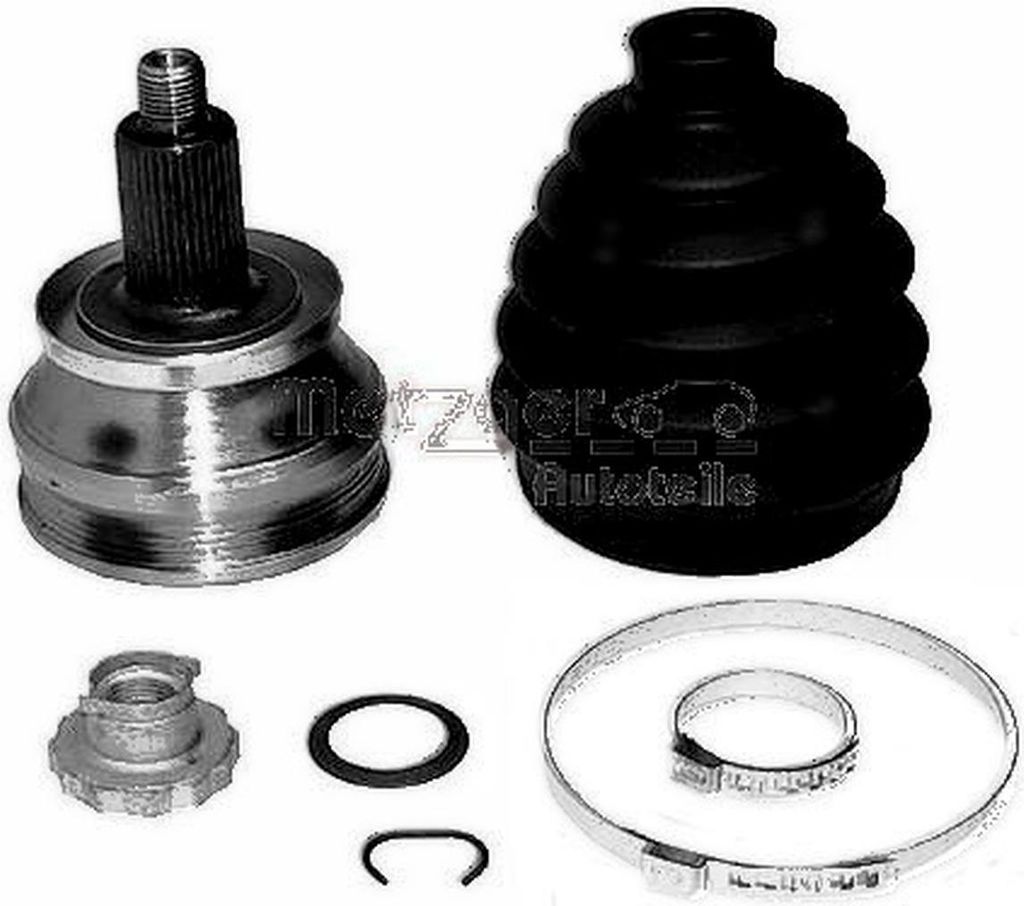 Gelenksatz Antriebswelle vorne rechts 114 mm Ø 50 mm METZGER für u.a. SEAT IBIZA