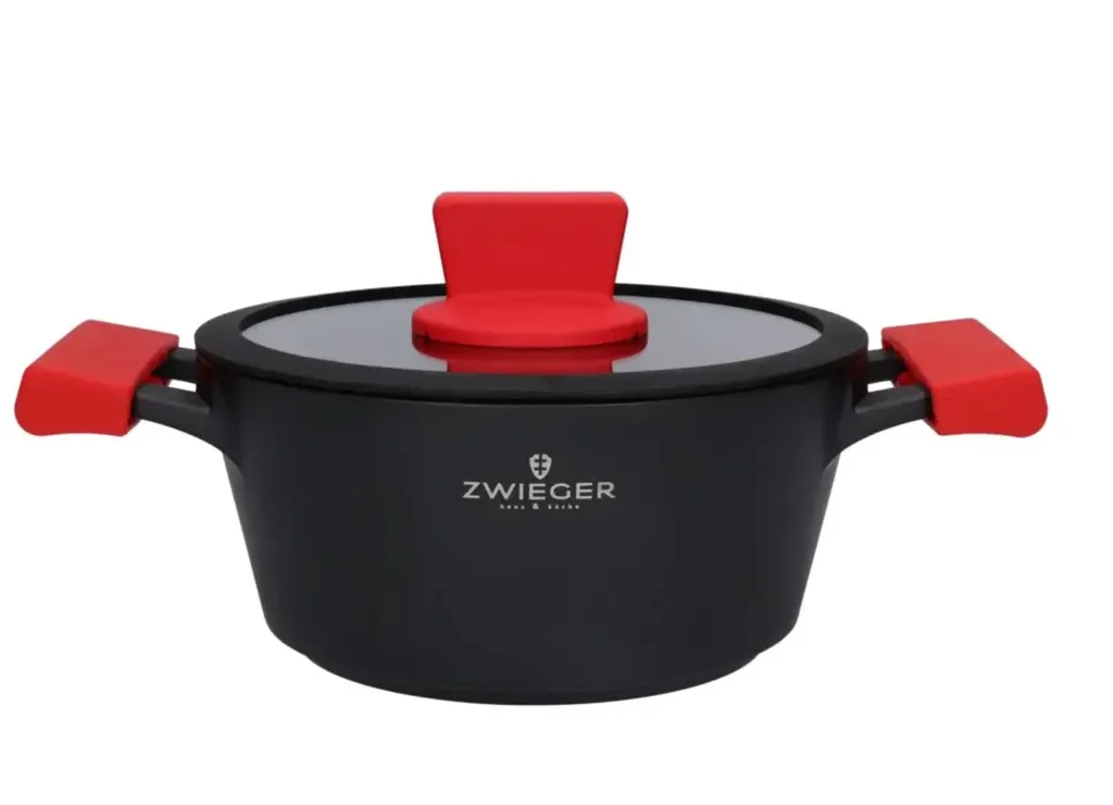 Zwieger Obsidian Pentola 20cm Induzione - Antiaderente Greblon C3+