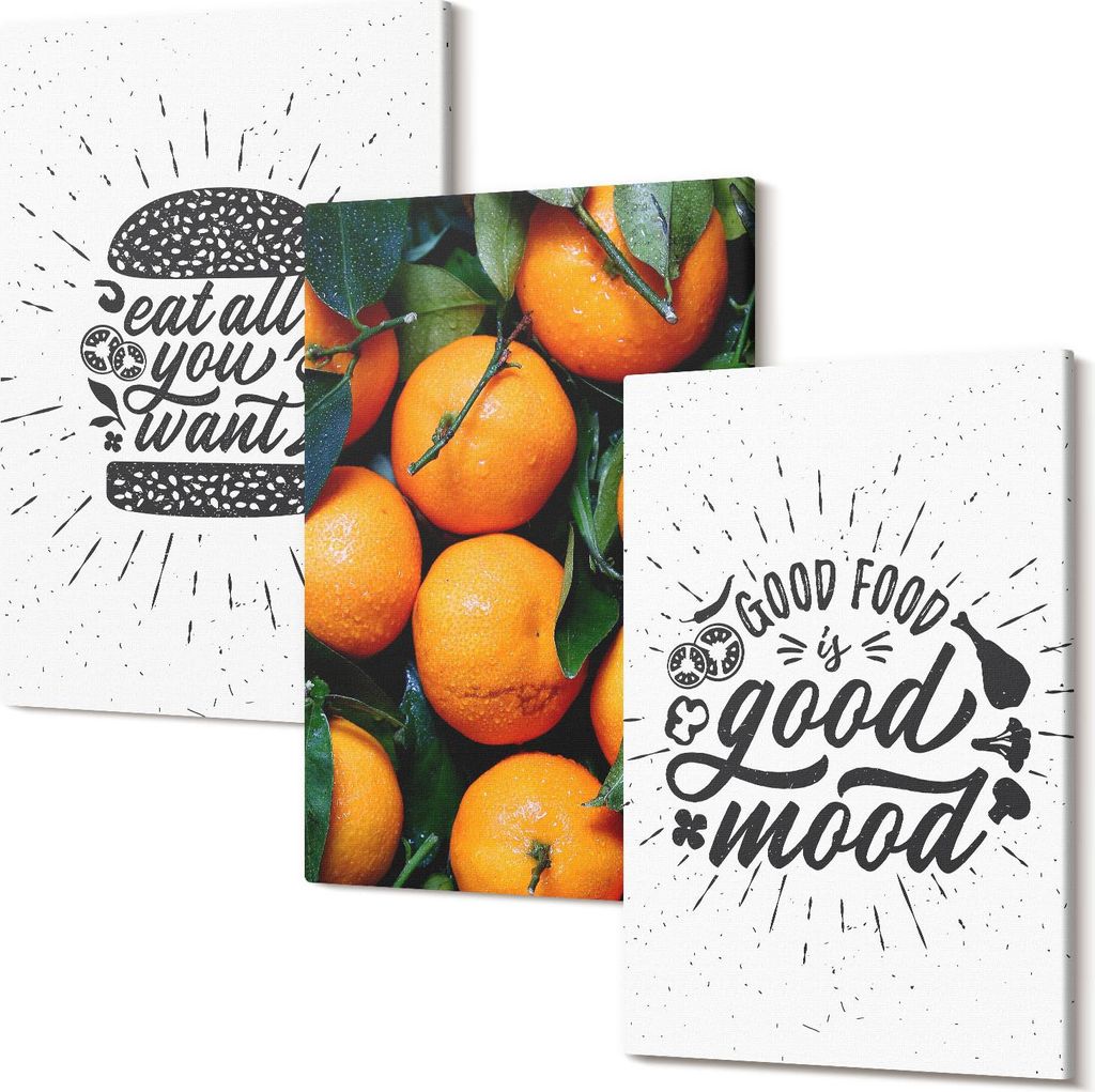 Leinwandbild – Wandbild – Leinwandbilder – Kunstdruck – Polycanvas – Modern – Mehrteilig – 3-Teilig Set – Hochwertig – Geruchslos...