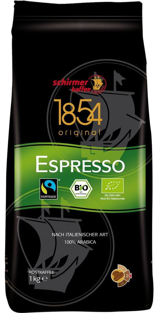 Organic Schirmer Espresso aromatyczne, harmonijne 1000g Zdjęcie produktu 