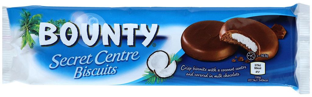 Bounty Secret Centre Biscuits 132g Produktbild 