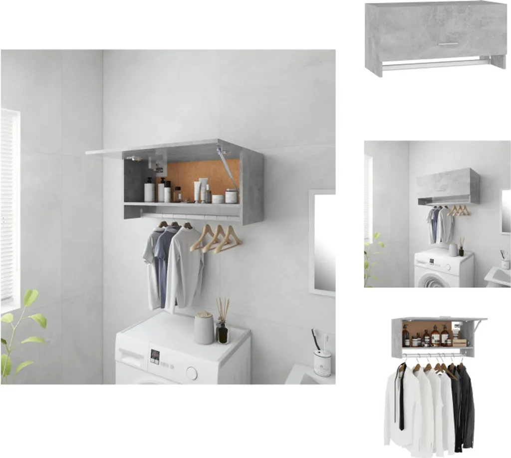 Meuble de Rangement Bureau Gris Béton 70cm vidaXL pour Dossiers et Objets
