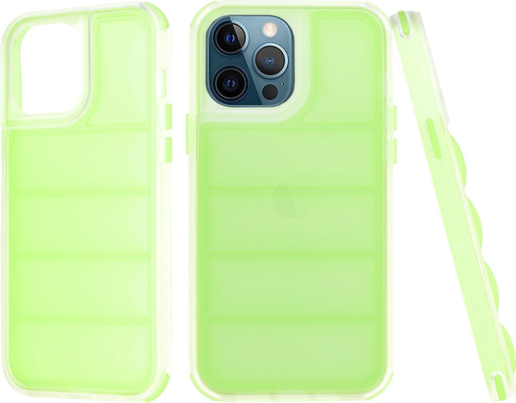 Techsuit Wave Shield Back Cover Hülle für Apple iPhone 12 Pro Max - Grün