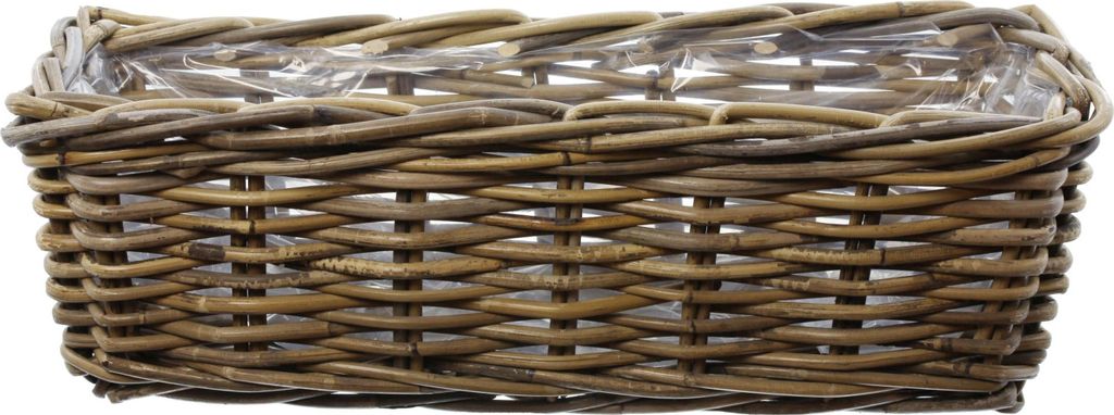 Pflanzkasten Rattan klein Pflanzschale Pflanzkorb Produktbild 