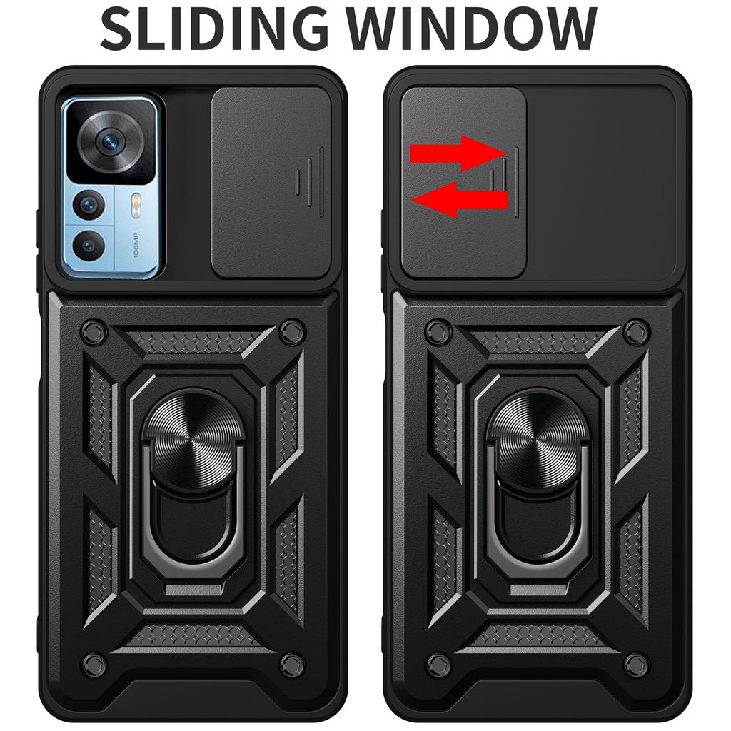 Handyhülle Xiaomi 12 5 G Handyhülle Für Xiaomi 12 Lite 5G - Slim Mit Ring, Stoßfest & Magnetisch Slim Panzerung Hülle Für Xiaomi 12 Lite