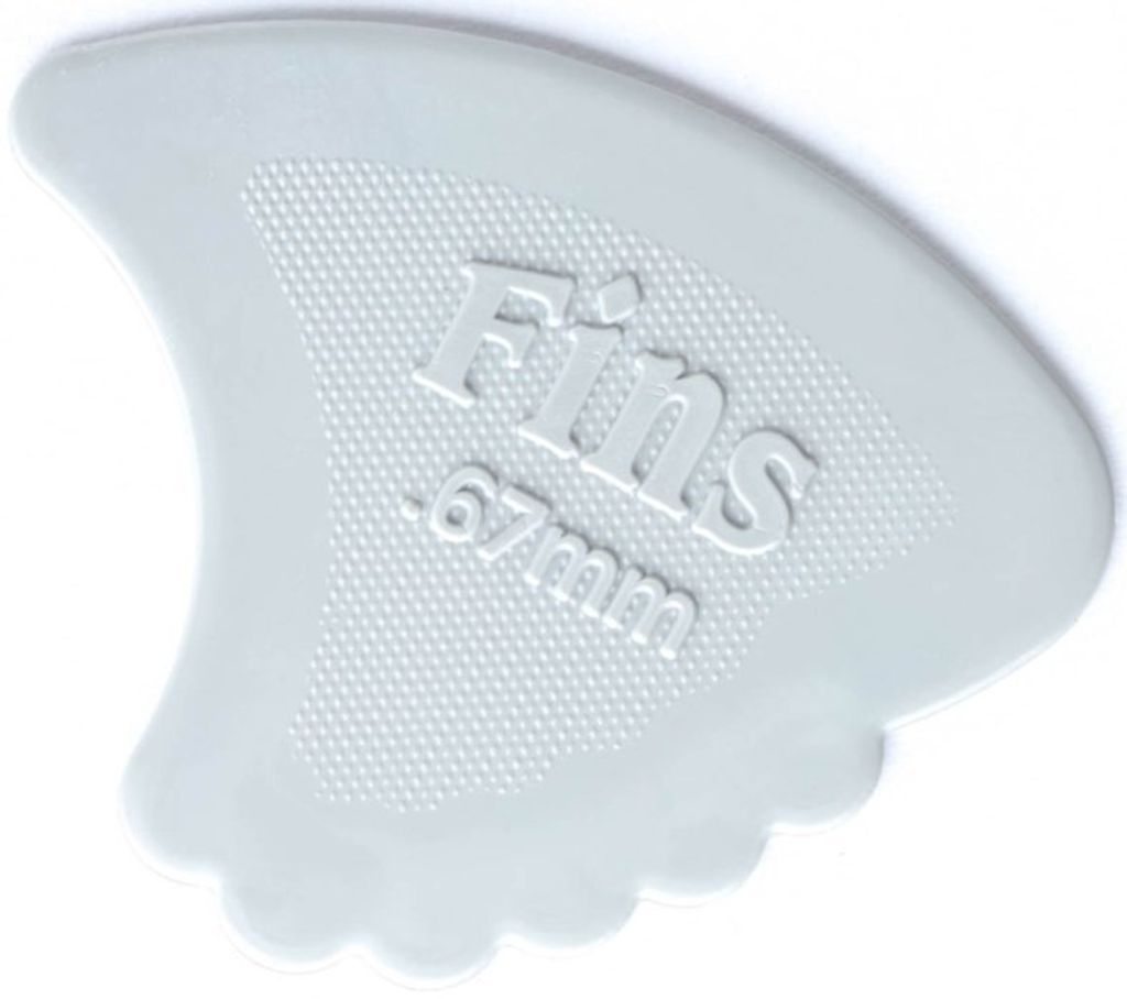 Dunlop 444R 0.67 Gauged Nylon Fins Plektrum