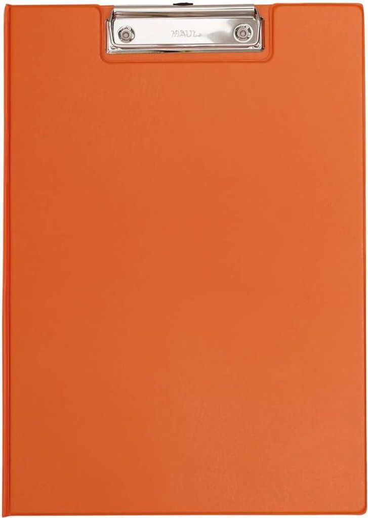 MAUL Schreibmappe A4 Hochformat Karton Folie orange Produktbild 