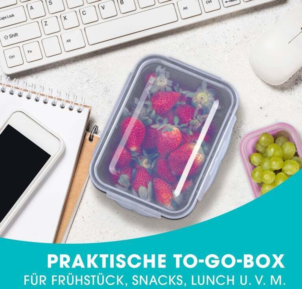 GOURMETmaxx Frischhaltedosen Klick-it 14er Set BPA-freie Produktbild 5