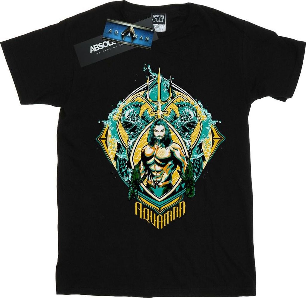 DC Comics - T-Shirt für Damen BI10203 (S) (Schwarz)