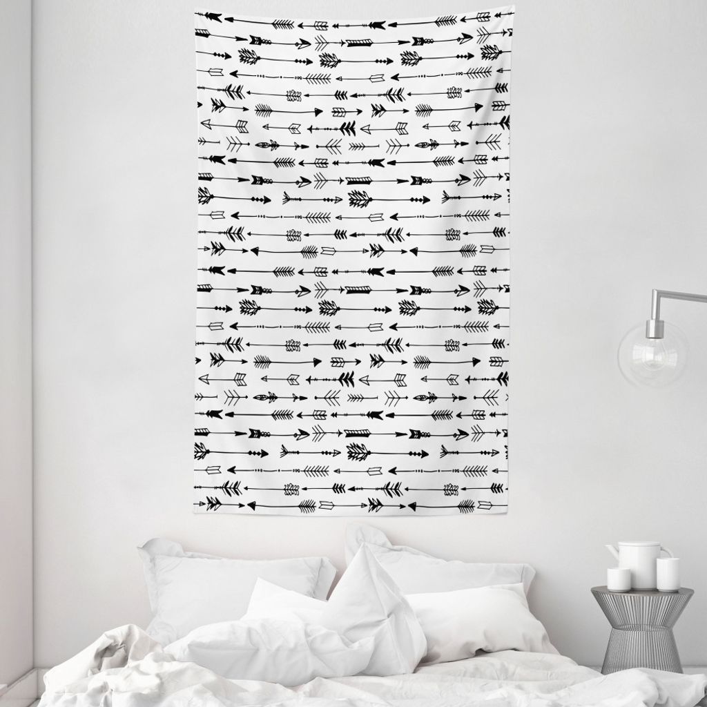 ABAKUHAUS Amerikanischer Ureinwohner Wandteppich und Tagesdecke, Rustic Arrows aus Weiches Mikrofaser Stoff Waschbar ohne Verblassen Digitaldruck, ...