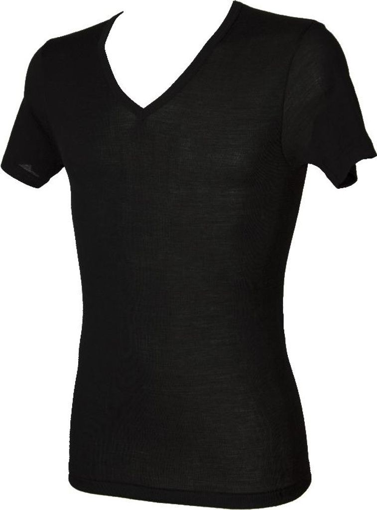 Herren Unterhemd T-Shirt V-Ausschnitt Kurzarm Wonderwool RAGNO Artikel 602318 100% MERINO WOLLE, 4-QUARTA (EU M - F 3 - USA S - GB 34), Lana 100%