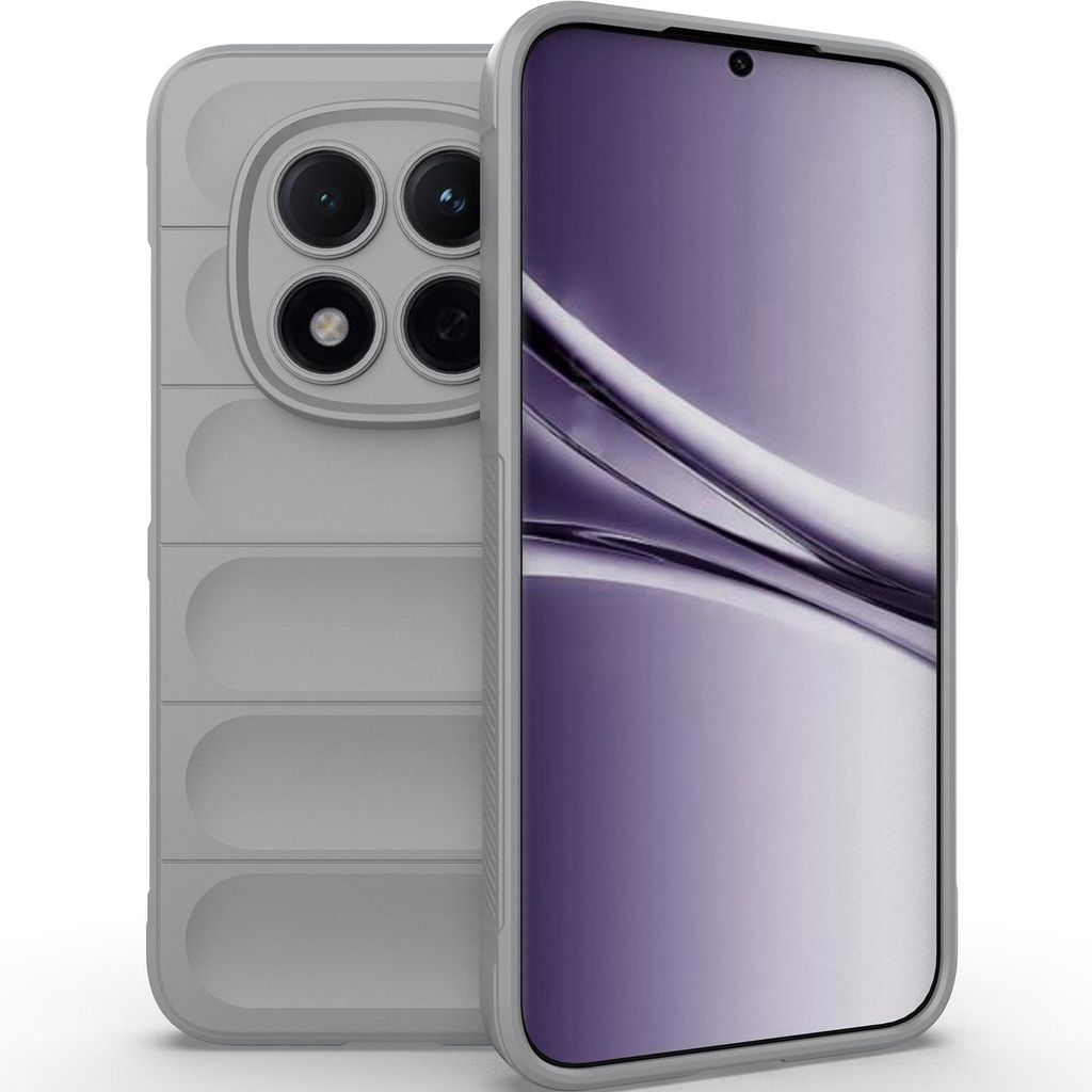 Handyhülle für Xiaomi Redmi Note 15 Pro 5G Weich TPU Silikon Stossfest Anti-rutsch Hülle Grau