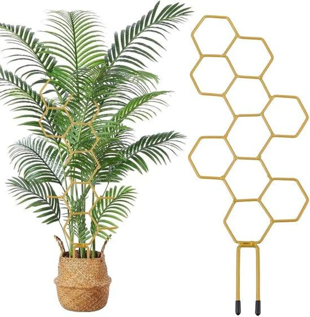 Tuteurs plastiques 35 cm avec maillage pour maintien de plantes vertes