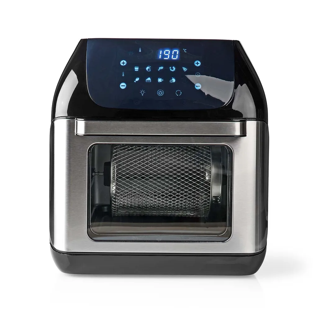 Cuisinez sans Huile avec l'Air Fryer Nedis 12L Noir : 9 Menus Intelligents