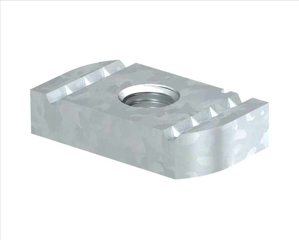 Écrou coulissant OBO M8 : Fixation sécurisée pour rails MS4121/4141