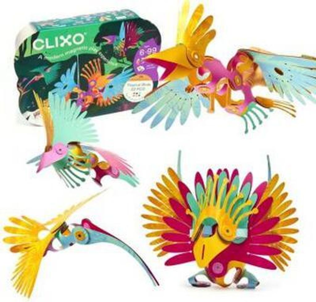CLIXO - Oiseaux tropicaux Image du produit 