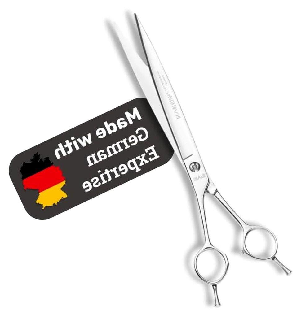 Hundeschere Revolution ohne Zahnung Profi Fellschere für Hunde | 25 cm gerade | Hochwertige Hundescheren aus Solingen | Langlebig und hochwertig