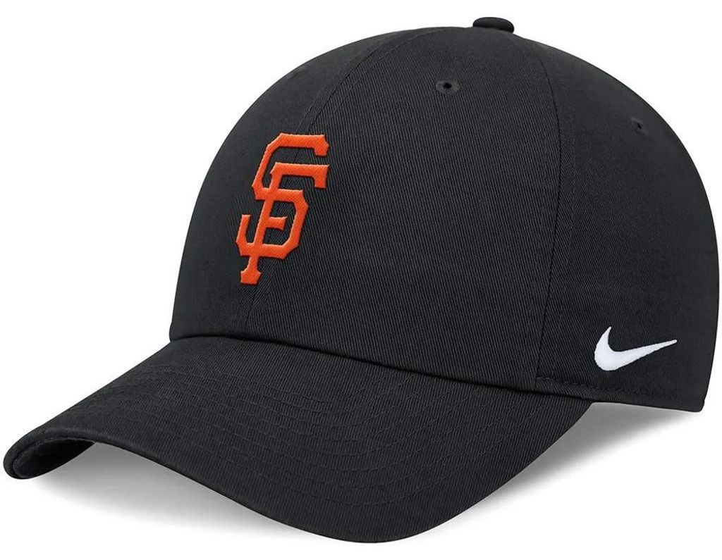 Nike Mlb San Francisco Giants Nb01 Club Unstructured Kappe Schwarz M-L Schwarz M-L