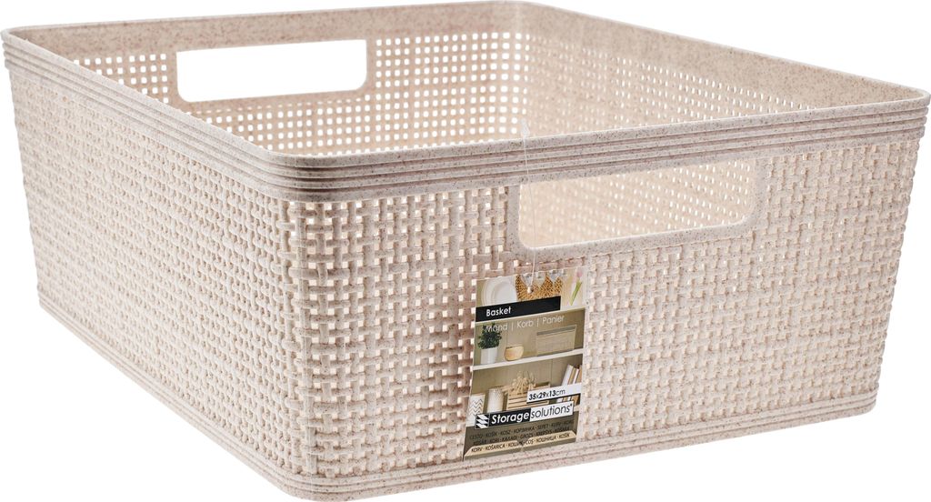Plastový kôš na organizáciu, 35 x 29 x 13 cm Obrázok produktu 