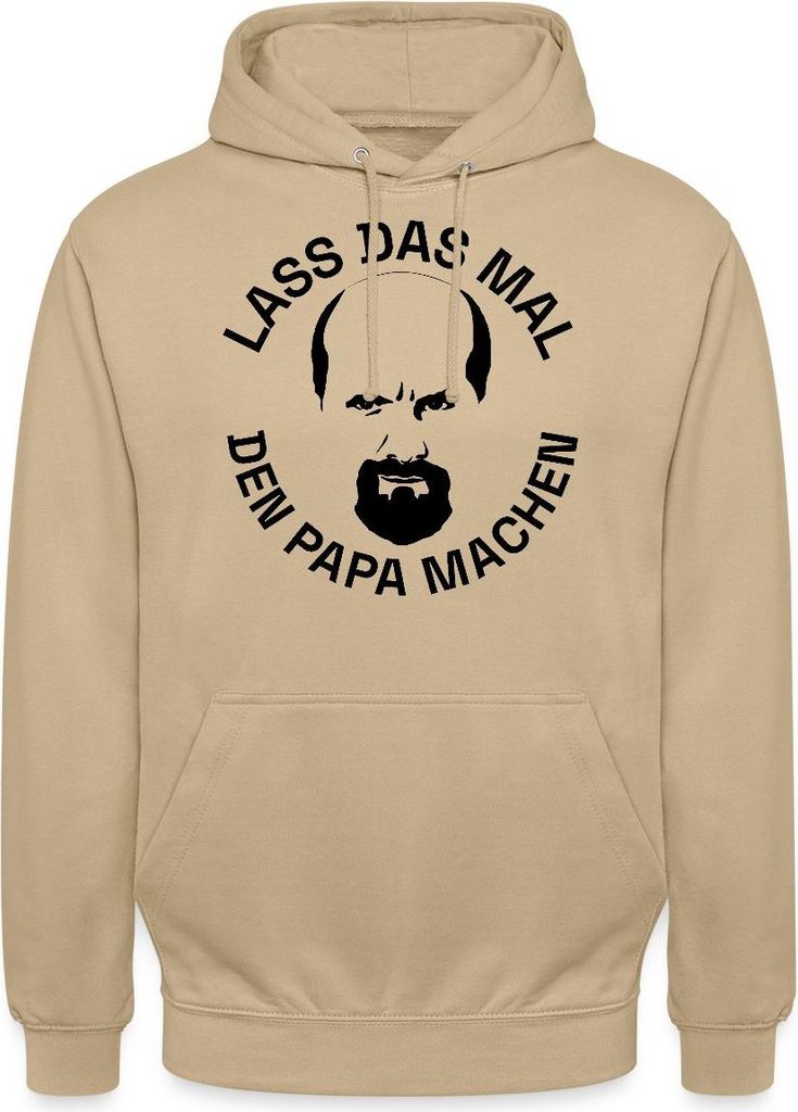 Spreadshirt Stromberg Bernd Lass Das Mal Den Papa Machen Uni Hoodie, XL, Beige