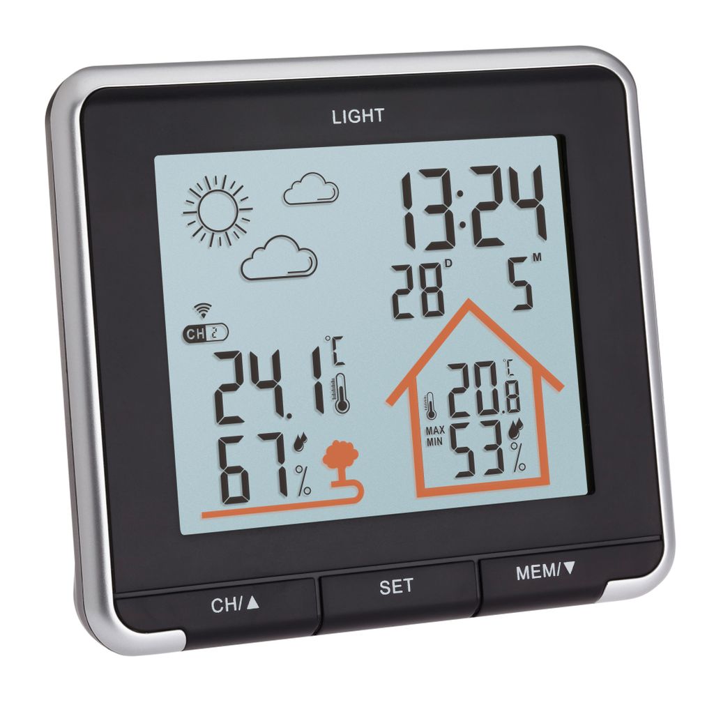Funk-Wetterstation LIFE, schwarz, 35.1153.01, TFA Dostmann