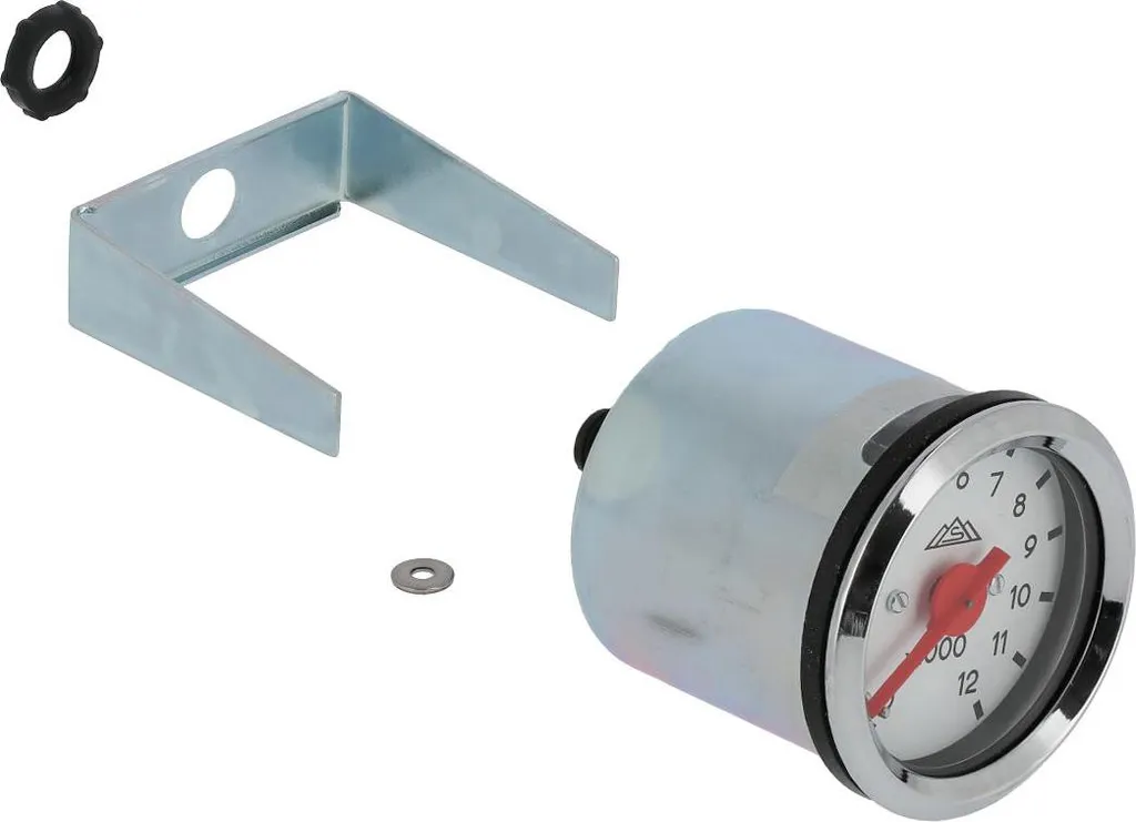 Tachymètre Ø48mm robuste avec fente lumineuse et boîtier compact