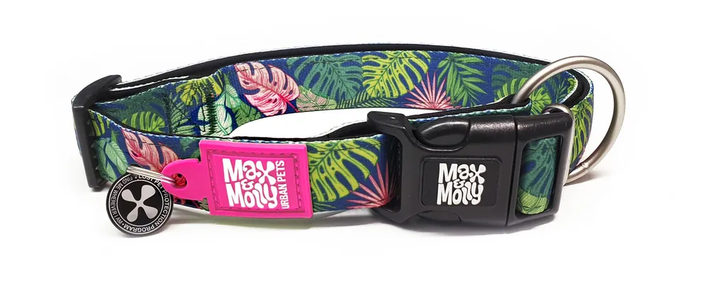 Collare Cani Max & Molly Tropical L - Stile Esotico e Comfort Premium