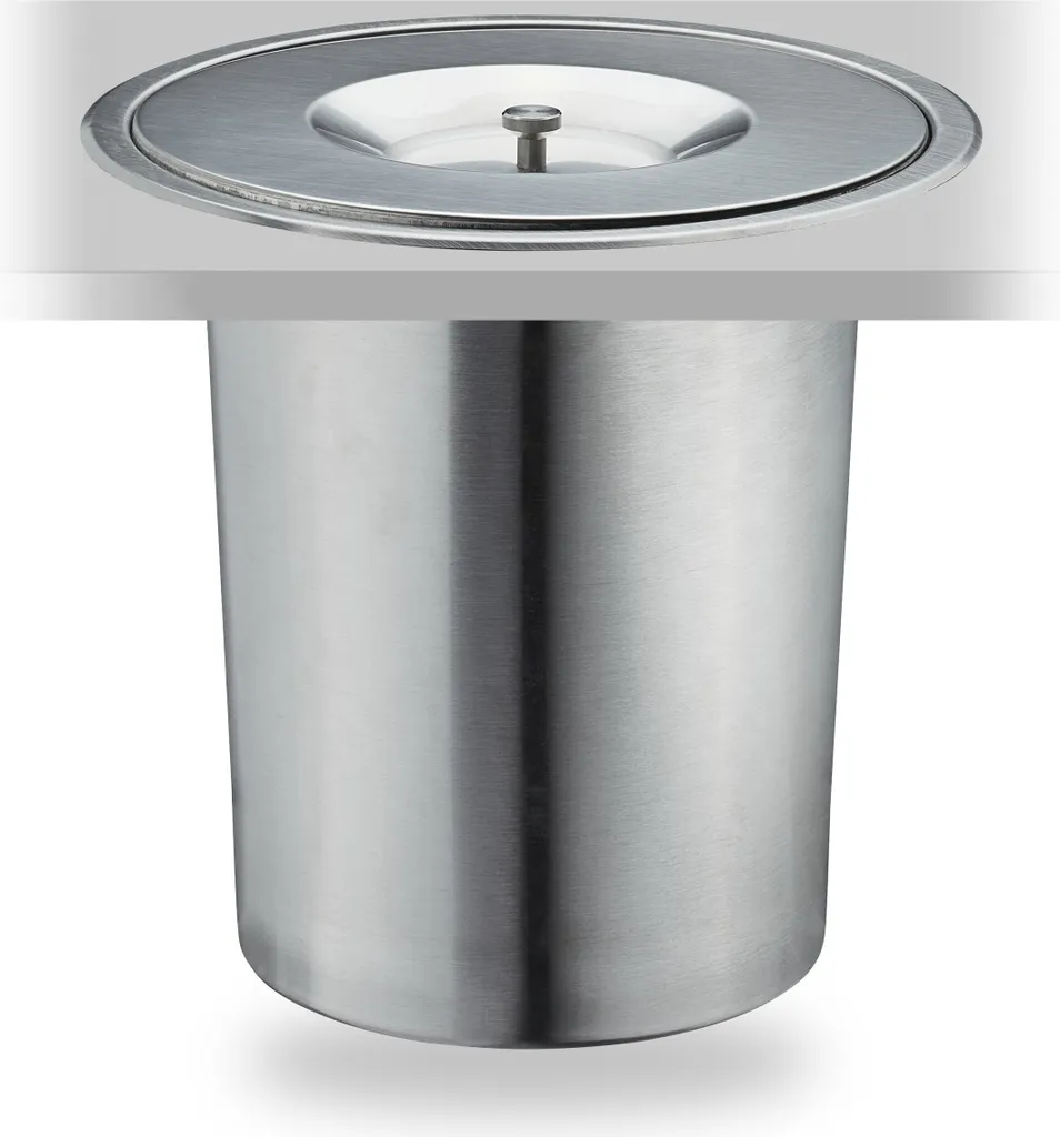 Poubelle Plan de Travail Inox 8L : Fini les Odeurs et Saletés en Cuisine