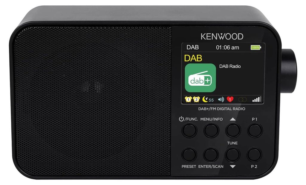 Kenwood DAB Radio CRM30DABB Productafbeelding 