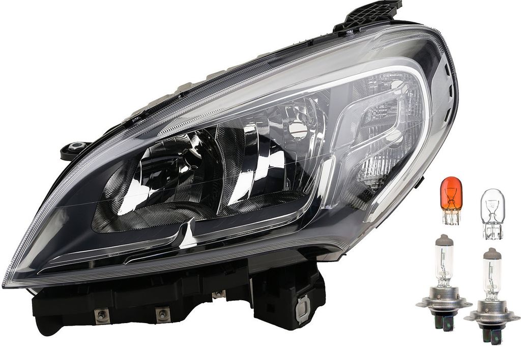 Johns, Scheinwerfer links passend für Fiat Doblo 12/14- Kombi Kasten inkl Leuchtmitteln 51974244 52086862 52109259