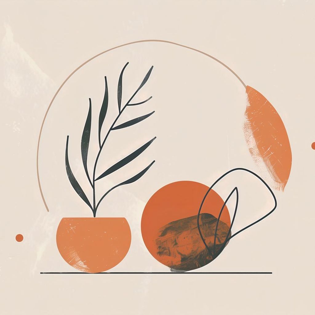Poster 50x50cm Pastelltonierung