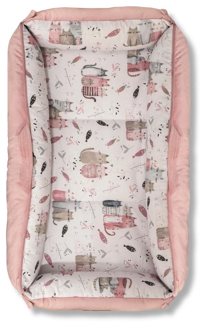 Bellochi Hush Magnetic Babynest - Innovativer geräuschloser Magnetverschluss - Premium Baumwoll-Musselin Kokon für Neugeborene & Babys - Hypoalle...