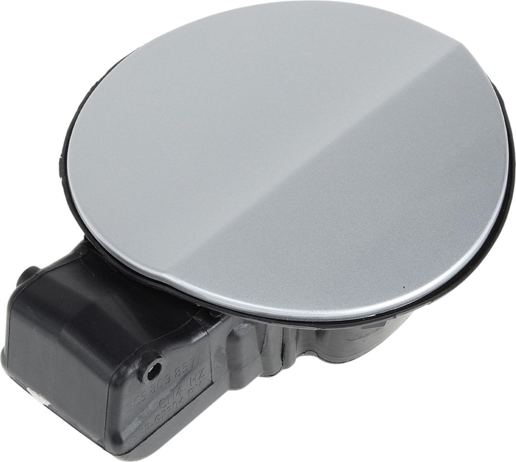 Kraftstofftankdeckel für Volkswagen Passat B6 2006-2011 Tankdeckel Abdeckung Schraubentyp Nr.3C5809857A Silberfarbenes ABS