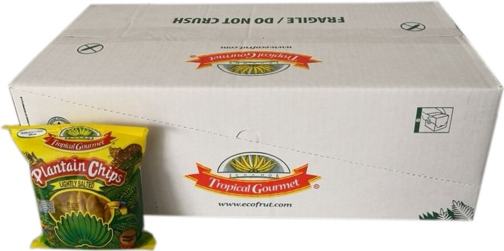 20er Pack TROPICAL GOURMET Bananen Chips leicht gesalzen Produktbild 