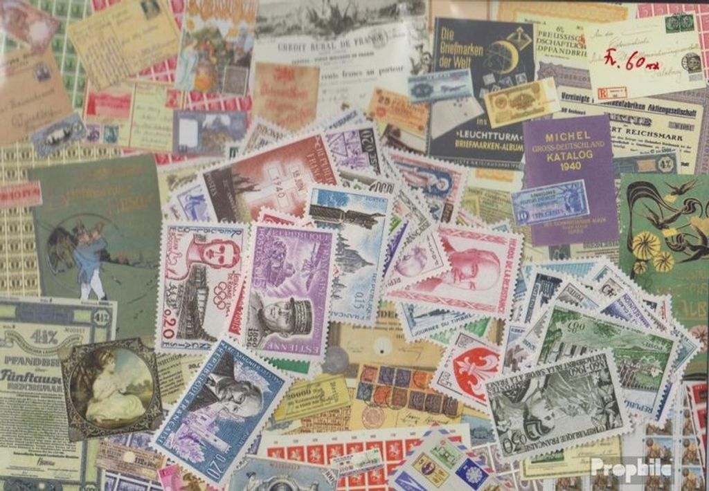 Briefmarken Frankreich 1960 Mi 1274-1333 (kompl.Ausg.) Produktbild 