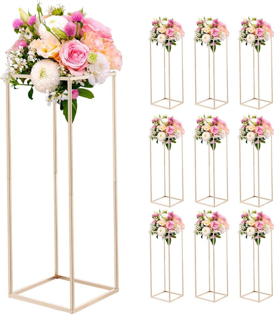 VEVOR portafiori da matrimonio 280x280x800 mm, 10 pz. Immagine del prodotto 