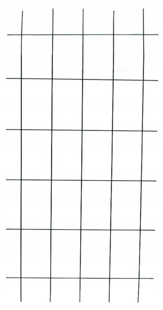 Rankgitter Metall Spalier für Kletterpflanzen, dunkelgrün, 150x75 cm, 5 mm Stäbe