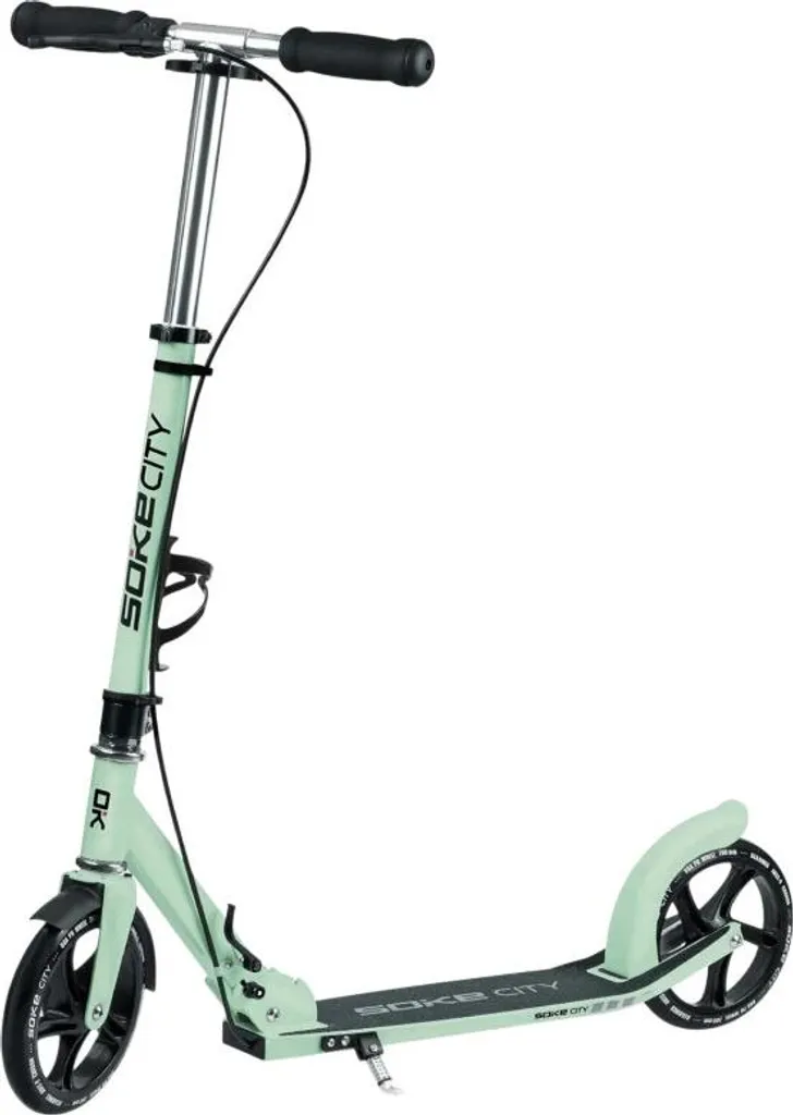 Trottinette Adulte Soke City Green Idéale pour Trajets Domicile-Travail