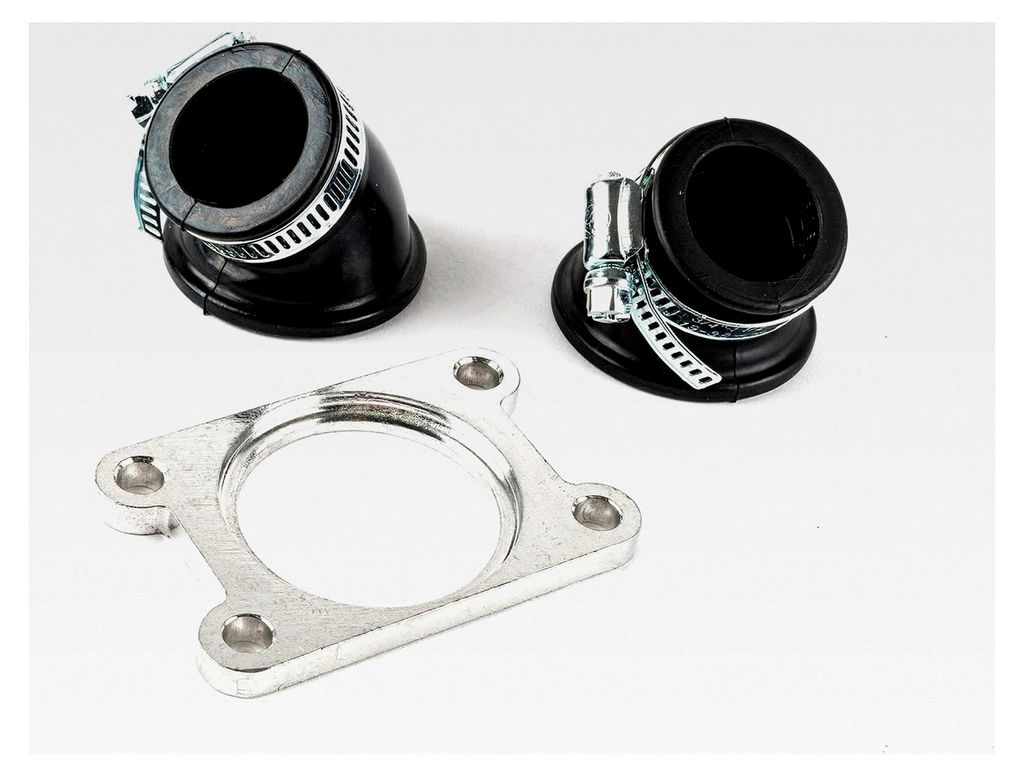 Ansaugstutzen Gummiflansch 24 mm 30° / 45° für Minarelli AM6