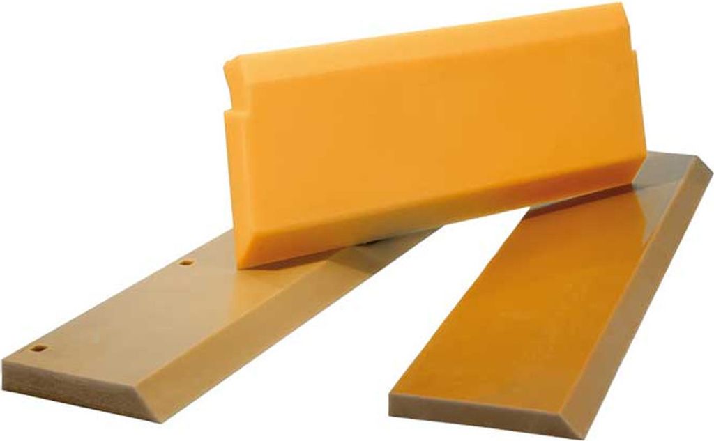 Schneeräumleiste 1250x80x15 mm Schürfleiste Polyurethan PUR für Schneepflug
