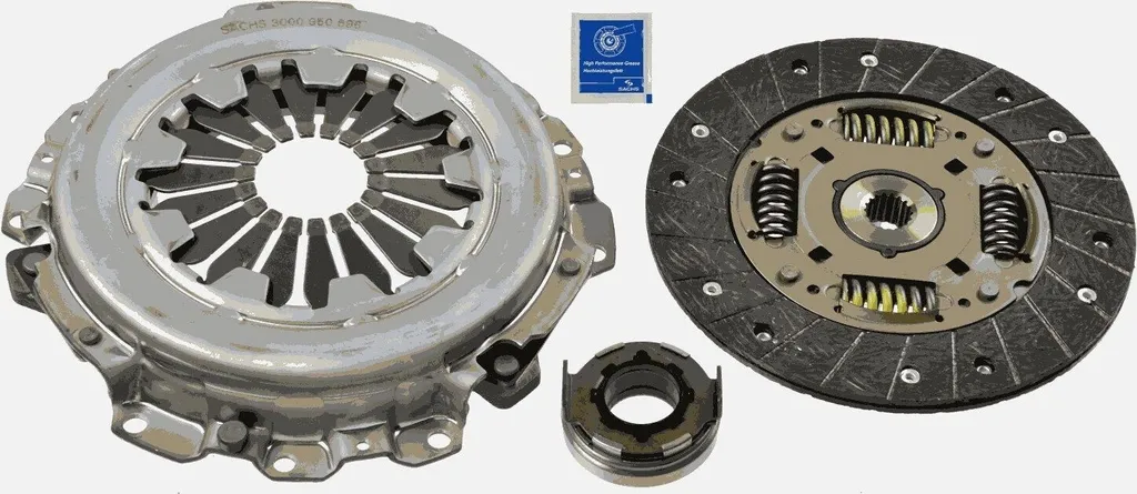 Kit d'embrayage SACHS 3000 950 657 pour Chevrolet Spark M300