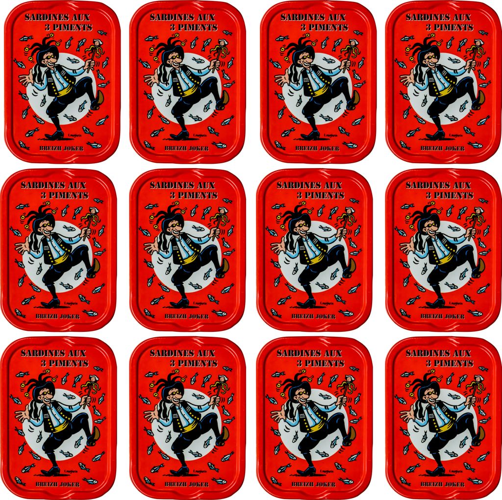 Food-United Fisch SARDINEN-MARINIERT-MIT-3-CHILISORTEN 12x 115g schönes Design