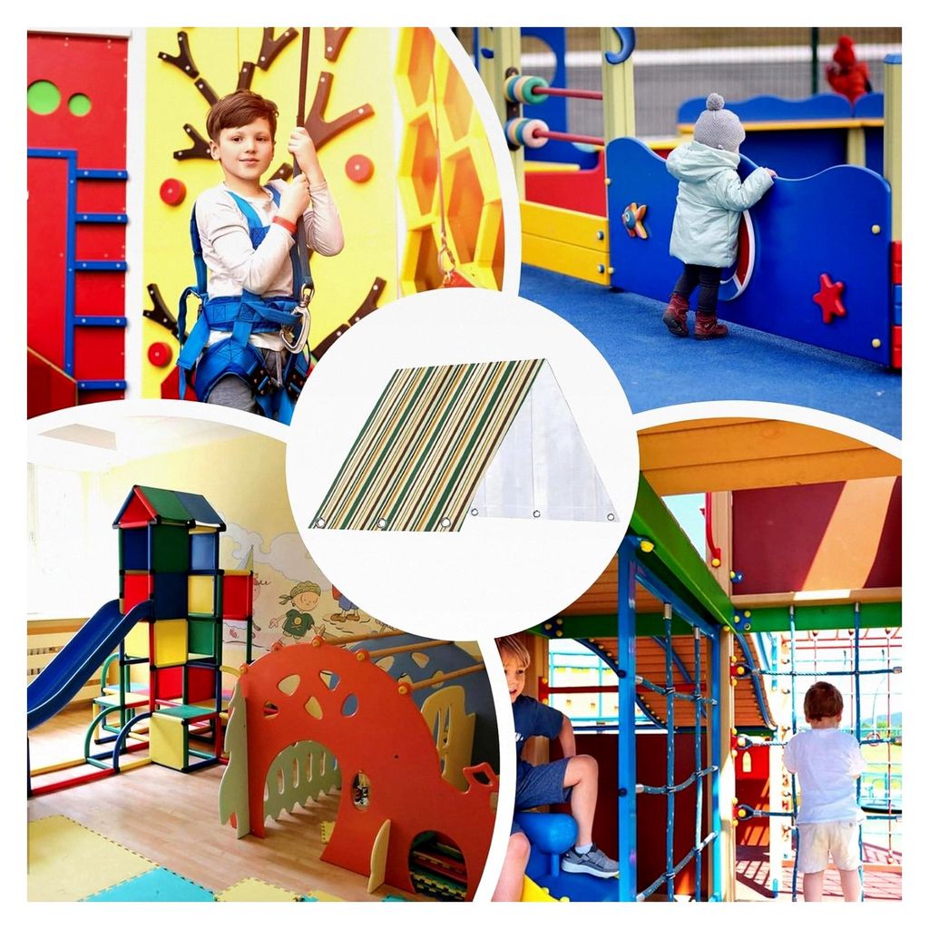 Spielplatz-Baldachin, Ersatz-Baldachin für Schaukelsysteme, wasserdichte Abdeckung, Sonnenschutz für Garten und Terrasse
